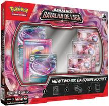 Jogo de Cartas - Pokemon Deck Batalha de Liga Mewtwo Ex - Equipe Rocket COPAG DA AMAZONIA