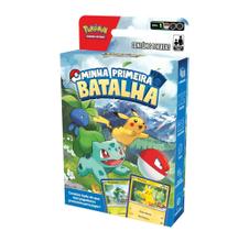 Jogo de Cartas Pokémon - Minha Primeira Batalha - Pikachu e Bulbasaur - Copag