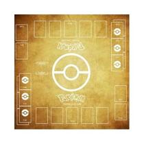 Jogo de Cartas Pokémon para 2 Jogadores - Pikachu, Charizard e Tapete de Mesa