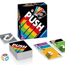 Jogo de cartas Ravensburger Push 2024 para famílias de 2 a 6 jogadores com mais de 8 anos Jogo de cartas Ravensburger Push 2024 para famílias de 2 a 6 jogadores com mais de 8 anos