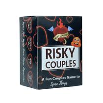 Jogo de cartas Riskys Couples Fun Family para adultos, adolescentes e crianças