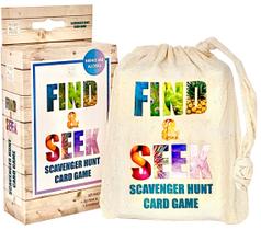 Jogo de cartas Scavenger Hunt Hapinest Find and Seek Kids 3 anos ou mais