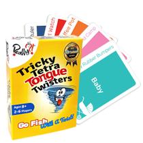 Jogo de cartas, sério! Tricky Tetra Tongue Twisters Go Fish 8+