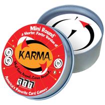 Jogo de Cartas SET Karma Mini Round em Lata de 2 polegadas
