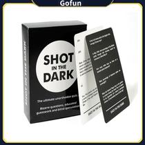 Jogo de cartas Shot In The Dark para família, festa e bebida Jogo de cartas Shot In The Dark para família, festa e bebida
