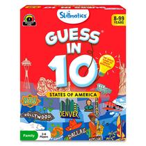 Jogo de cartas Skillmatics Guess em 10 estados da América Kids 8+