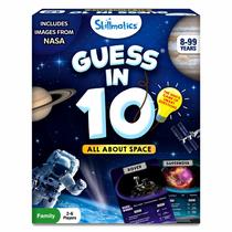 Jogo de cartas Skillmatics Guess in 10 Space Kids da NASA com mais de 8 anos Jogo de cartas Skillmatics Guess in 10 Space Kids da NASA com mais de 8 anos