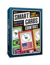 Jogo de cartas SMART CARDS Países 7 jogos em 1 Jogo de cartas SMART CARDS Países 7 jogos em 1