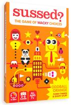 Jogo de cartas SUSSED The Game of Wacky Choices para crianças e família