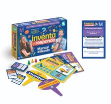 Jogo de Cartas Tabuleiro Inventa ou Responde Manual do Mundo Jogo de Cartas Tabuleiro Inventa ou Responde Manual do Mundo