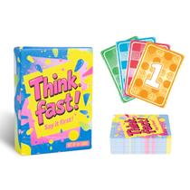 Jogo de cartas Think Fast Party Quick Word Game para família Jogo de cartas Think Fast Party Quick Word Game para família