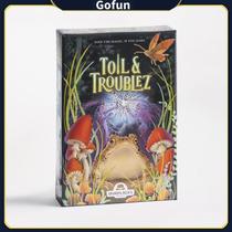 Jogo de cartas Toil & Troublez para crianças, adolescentes e adultos