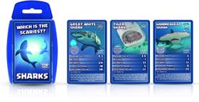 Jogo de Cartas Top Trumps Sharks Classics - Para Crianças a partir de 6 anos