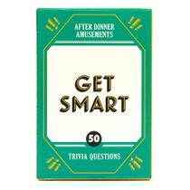 Jogo de cartas Trivia Get Smart para diversão e entretenimento familiar Jogo de cartas Trivia Get Smart para diversão e entretenimento familiar