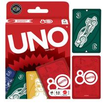Jogo de Cartas Uno 80th Mattel Ruby Red - Oficial