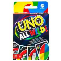 Jogo de cartas Uno All Wild Mattel 112 cartas