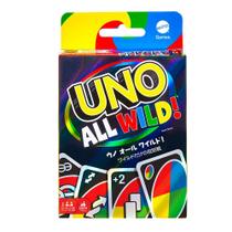 Jogo De Cartas Uno All Wild Mattel Original Card Game
