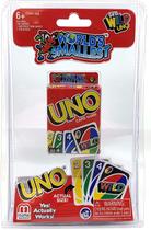 Jogo de cartas Uno, em tamanho miniatura, do menor do mundo
