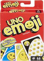 Jogo de Cartas UNO Emoji Mattel Games - Para Crianças e Adultos