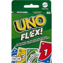 Jogo de Cartas UNO Flex com Power Cards e Ações Flexíveis Mattel