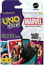 Jogo de Cartas UNO FLIP Marvel - 112 cartas - Mattel Games