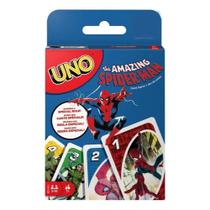 Jogo De Cartas Uno Homem Aranha Spiderman Marvel Mattel Hxy08