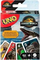 Jogo de Cartas Uno Jurassic World 4 Mattel - JFT28