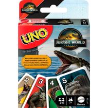 Jogo de Cartas Uno Jurassic World Rebirth 4 JFT28 Mattel