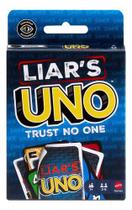 Jogo De Cartas Uno Liars - Mattel Lançamento