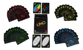 Jogo De Cartas Uno Minimalista Black Elegante Divertido