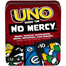 Jogo de Cartas Uno No Mercy na Lata HXT57 Mattel Jogo de Cartas Uno No Mercy na Lata HXT57 Mattel