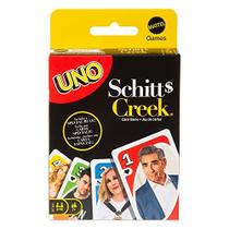 Jogo de cartas UNO Schitt's Creek com deck temático e regra especial, presente para crianças, adultos e noites de jogos em família, a partir de 7 anos - Mattel Games