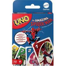 Jogo de cartas Uno Spiderman Mattel 112 cartas