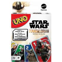 Jogo de cartas Uno Star Wars Mandalorian Mattel 112 cartas