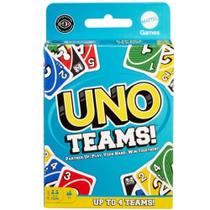 Jogo De Cartas Uno Teams Para Jogar Em Equipe - Mattel