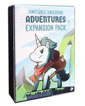 Jogo de cartas Unstable Unicorns Adventures Tarot Deck para família