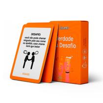 Jogo de Cartas Verdade ou Desafio para Adultos Resenha Festa Drink Game Beber Esquenta galera +18 Jogo de Cartas Verdade ou Desafio para Adultos Resenha Festa Drink Game Beber Esquenta galera +18