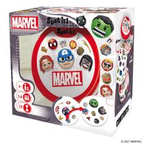 Jogo de cartas Zygomatic Spot It! Emojis da Marvel Super-heróis da Marvel Jogo de cartas Zygomatic Spot It! Emojis da Marvel Super-heróis da Marvel