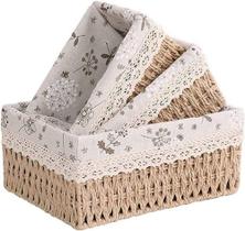 Jogo de cesta com tecido Jogo de cesta com tecido