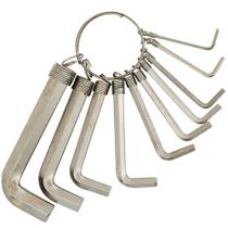 Jogo de chave allen 1,5 a 10 mm 10 peças