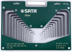 Jogo de Chave Allen 25pcs 0,7 a 10mm + 0,05" a 3/8" Pol. Sata * 10699 Jogo de Chave Allen 25pcs 0,7 a 10mm + 0,05" a 3/8" Pol. Sata * 10699