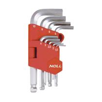 Jogo De Chave Allen Abaulada 1.5 A 10.0 Mm Com 9 Pçs Jogo De Chave Allen Abaulada 1.5 A 10.0 Mm Com 9 Pçs