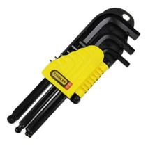 Jogo De Chave Allen Abaulada 1,5 A 10 Mm 9 Pç Stanley 69256