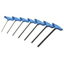 Jogo de chave allen cabo T 2,5 a 10 mm 7 peças - 42T-7M Jogo de chave allen cabo T 2,5 a 10 mm 7 peças - 42T-7M