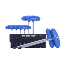 Jogo De Chave Allen Cabo T Hexagonal Longo 8 Peças King Tony Jogo De Chave Allen Cabo T Hexagonal Longo 8 Peças King Tony