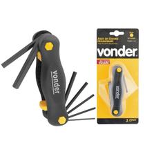 Jogo De Chave Allen Canivete 2 A 8 Mm Com 7 Peças - Vonder