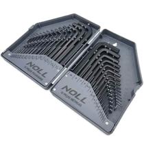 Jogo de Chave Allen com 30 Peças em Cromo Vanádio, 7-10mm / 0,028"-3/8" Noll Jogo de Chave Allen com 30 Peças em Cromo Vanádio, 7-10mm / 0,028"-3/8" Noll