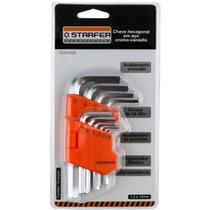 Jogo de Chave Allen Hexagonal 1.5 a 10mm Starfer Jogo de Chave Allen Hexagonal 1.5 a 10mm Starfer