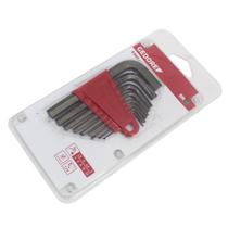 Jogo de Chave Allen Hexagonal 1,5 a 10mm com 09 Peças - R36605109 - Gedore Red