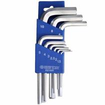 Jogo de Chave Allen Hexagonal Com 9 Peças 6579407 - camps